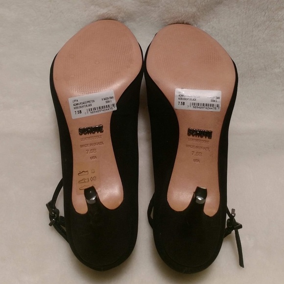 Schutz Liffa Open Toe Suede Pump - Picture 8 of 8